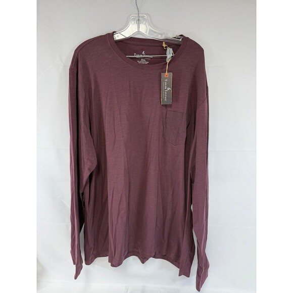 Tailor Vintage XXXL Men’s Long Sleeve Raspberry Fudge NWT - Picture 1 of 4